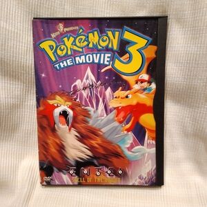 Pokemon 3 Spell Of The Unknown Vintage DVD Movie Warner Bros. 2001